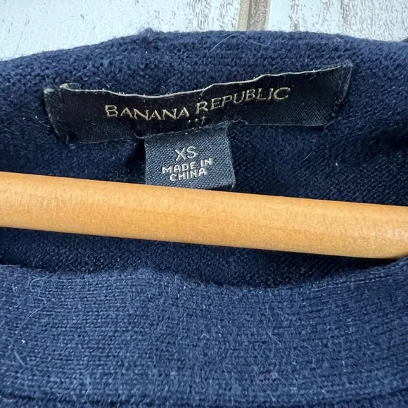 XS Banana Republic Stripped Nautical Sweater Navy/White - Picture 6 of 11